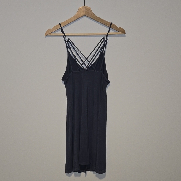American Eagle Outfitters Dark Blue Strappy Mini Dress - Picture 7 of 7